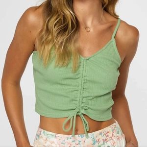 O'Neill Crop Top Sage Green NWT Size Medium